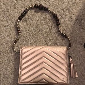 Neiman Marcus beige purse